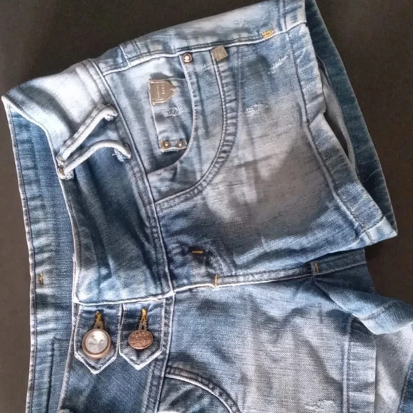 Emporio Brazilian  designer denim woman short size 36 - Picture 1 of 8